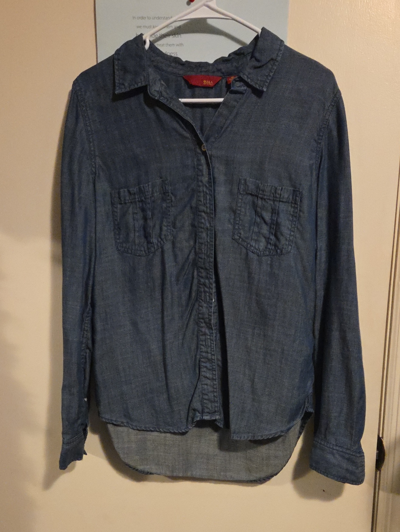 G.I.L.I. Blue Denim Button-Up Shirt